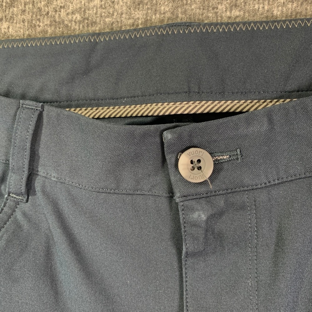 Vuori Meta Pants Men 33x32 Blue Performance Stretch Athleisure Chino - Picture 2 of 12